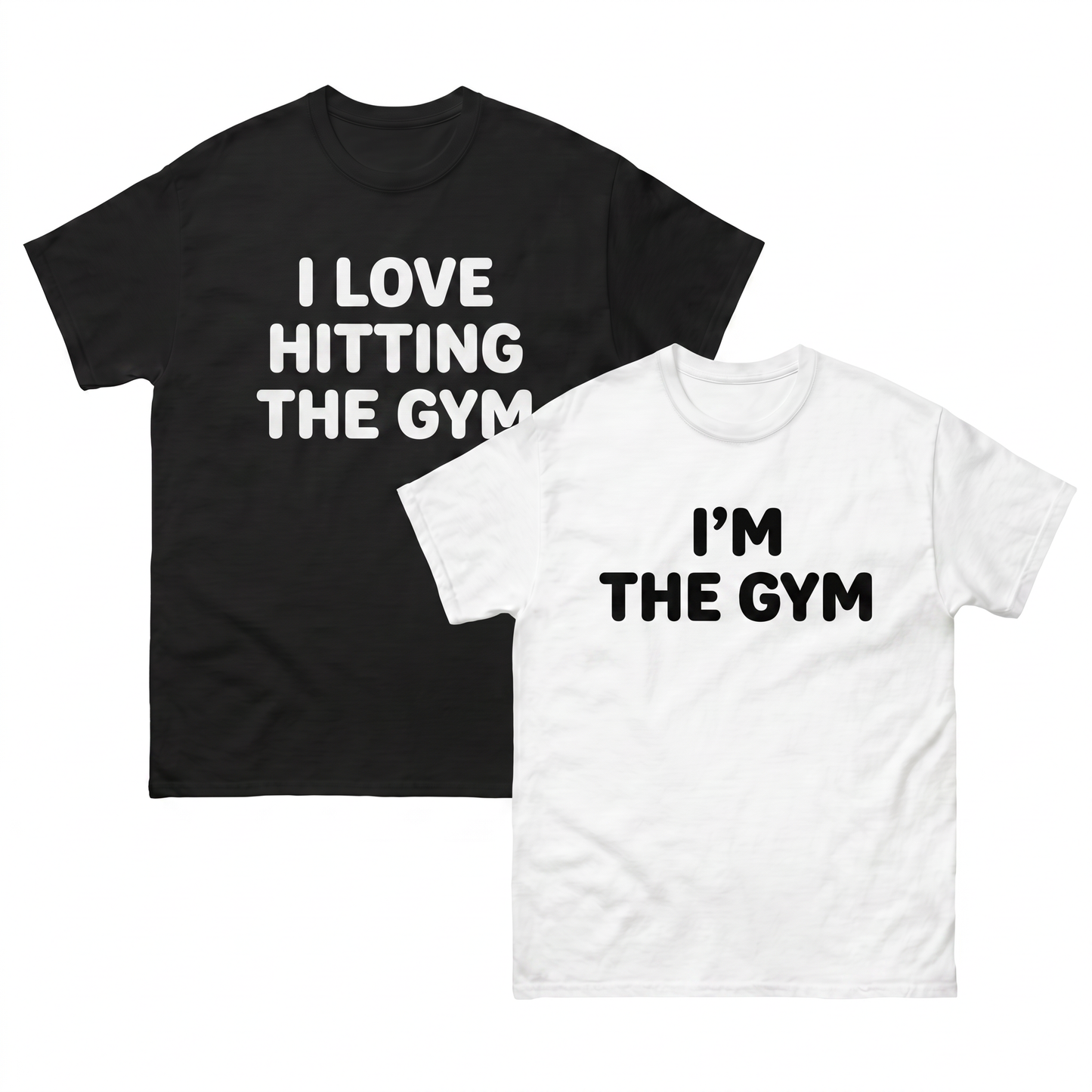 I Love Hitting The GYM  2 T-Shirts