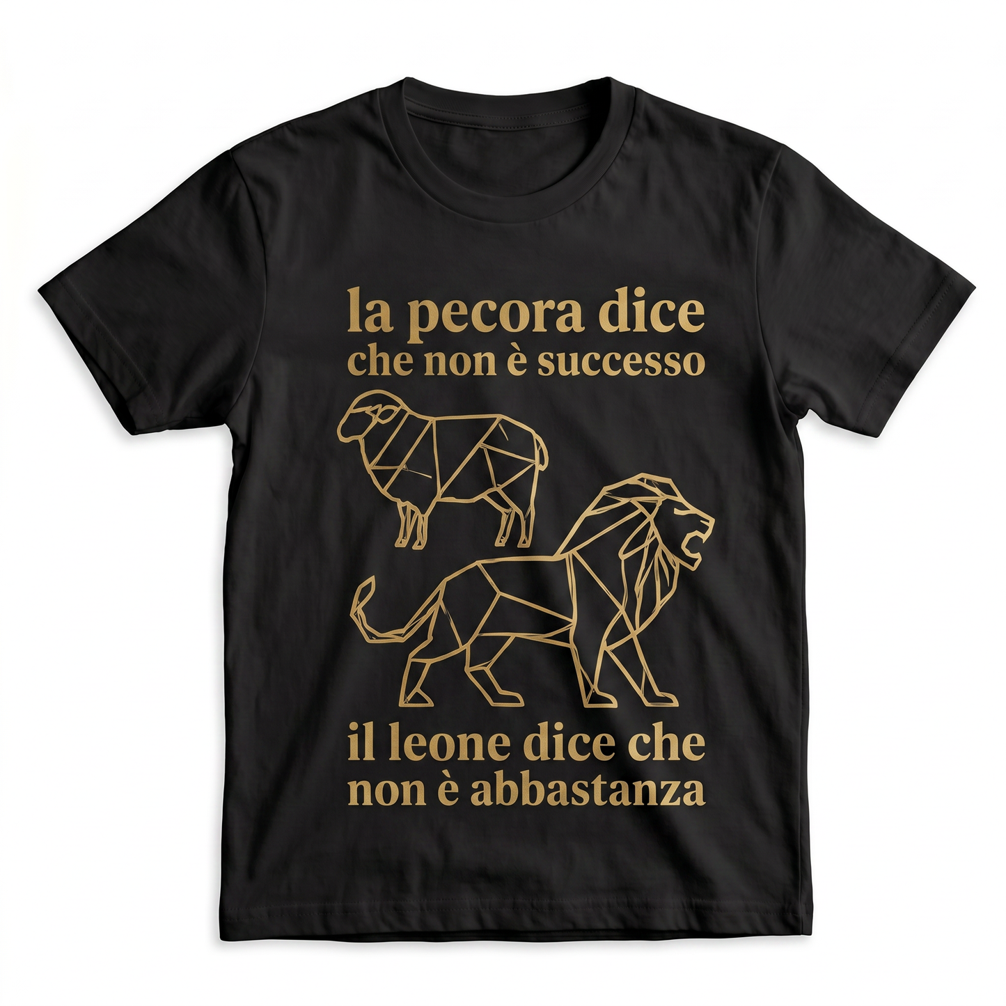 La pecora dice che non è successo, il leone dice che non è abbastanza.