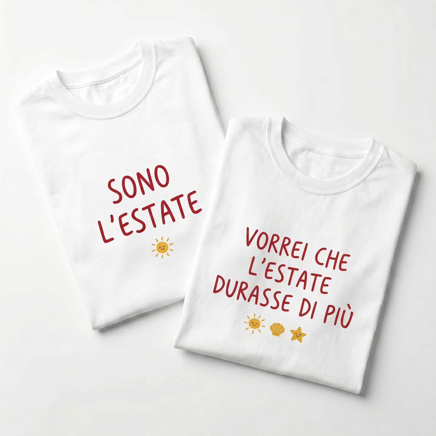 Vorrei Che L'Estate Durasse Di Più 2 T-Shirt