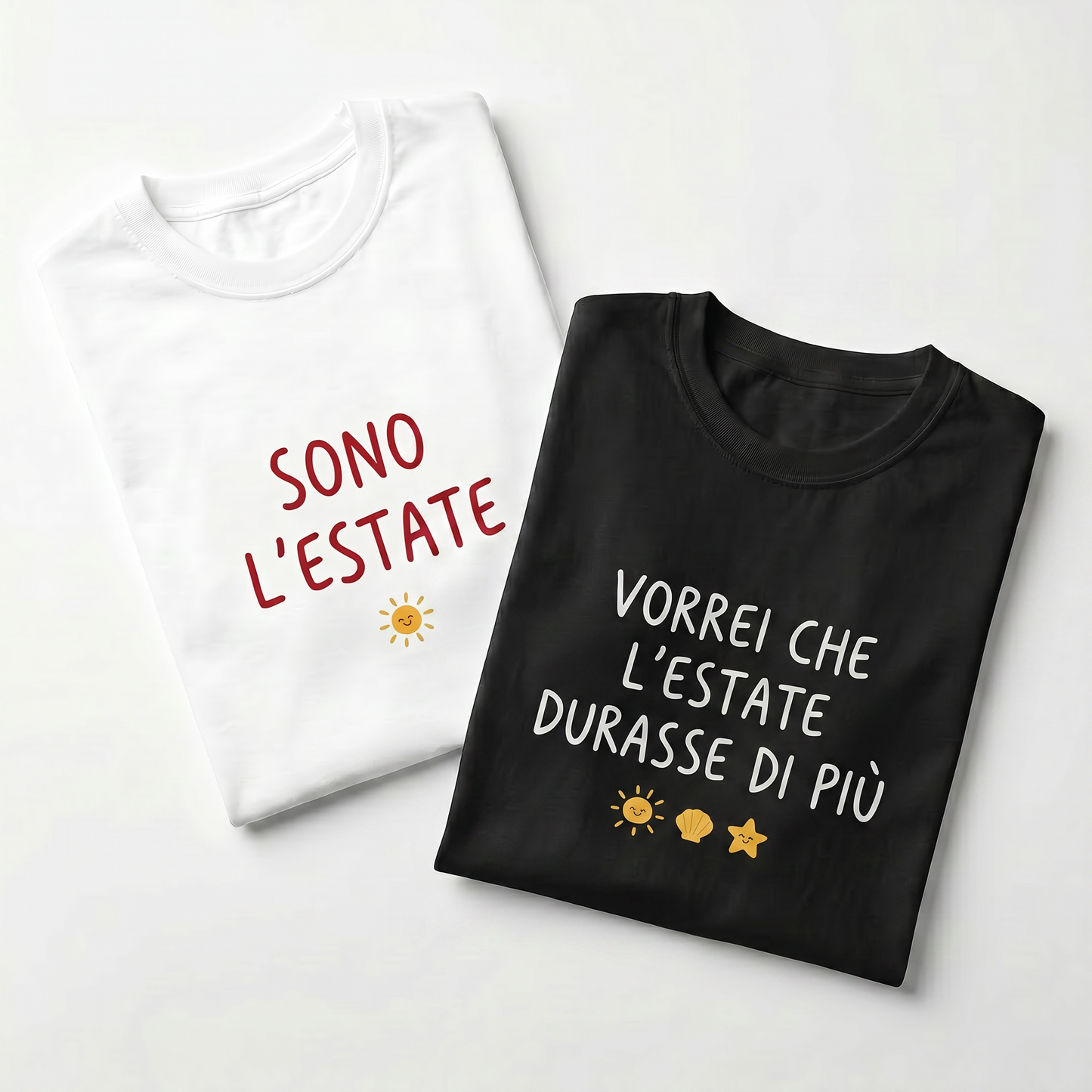 Vorrei Che L'Estate Durasse Di Più 2 T-Shirt