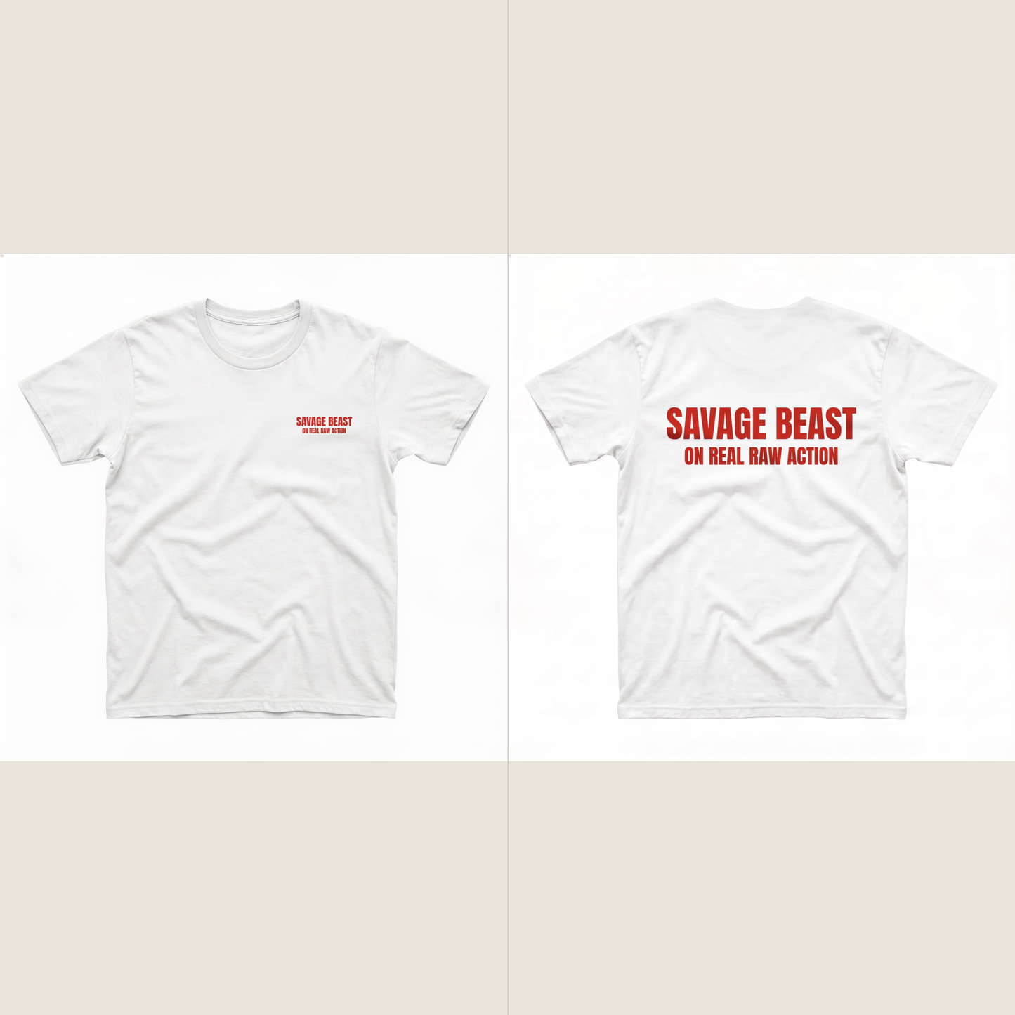 Savage Beast On Real Raw Action — SavageMemes T-Shirt